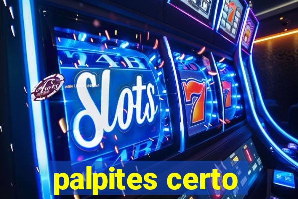 palpites certo